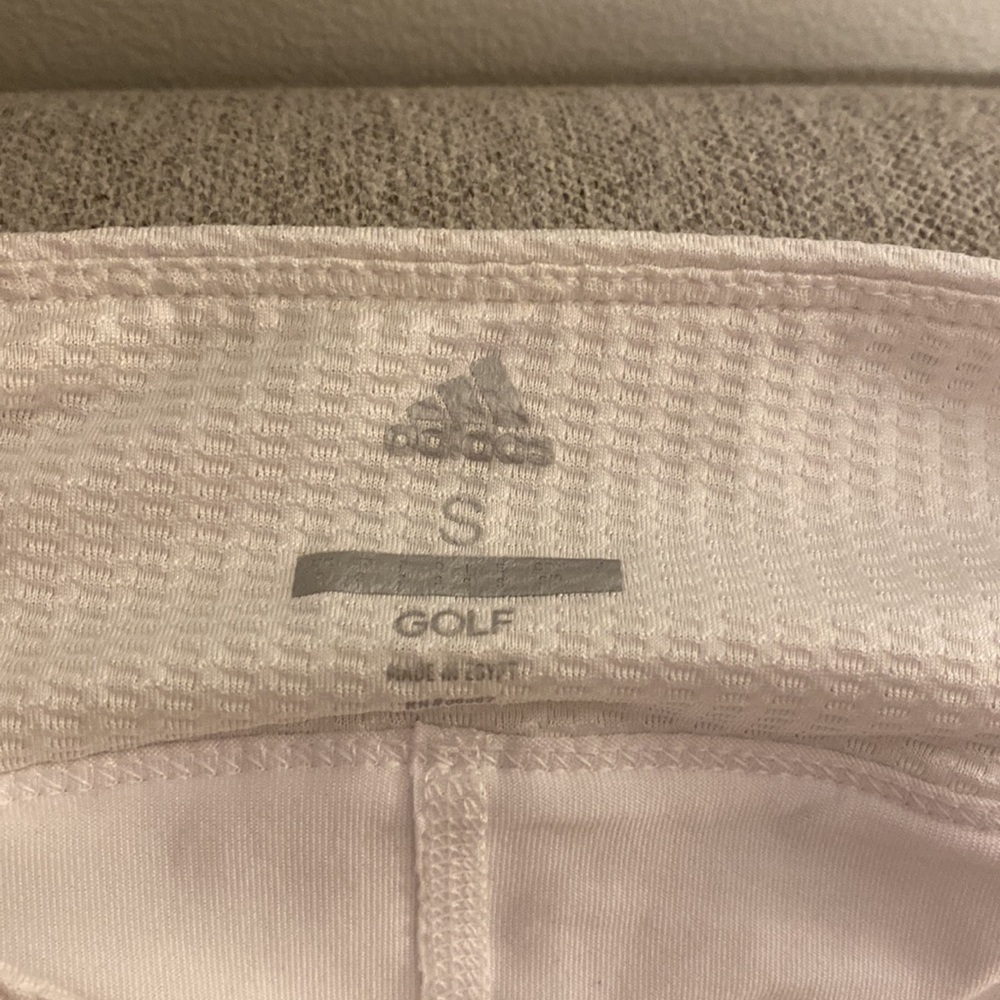 NWT Adidas white golf skort (shorts attached) 2 front pockets, 1 back pocket - Picture 2 of 8